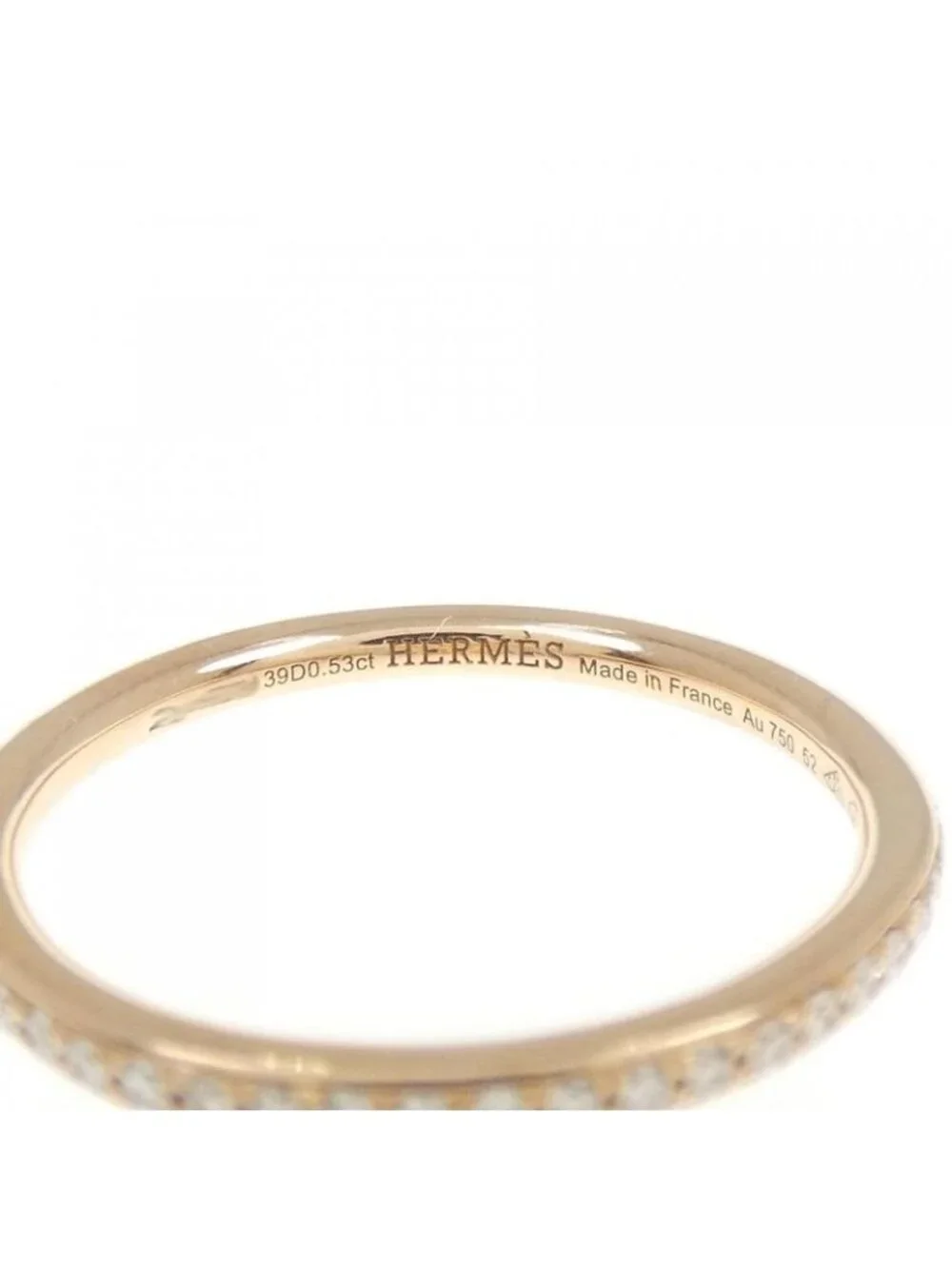 Hermes Petit Joute Ring 0.53 CT